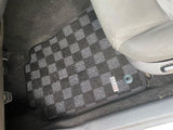 Ford Mustang (S197) 05-09 Checkered Race Floor Mats - Dark Grey