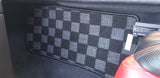 Mazda RX-8 Checkered Race Floor Mats - Dark Grey