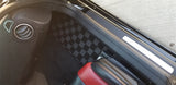 Mazda RX-8 Checkered Race Floor Mats - Dark Grey