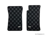 Mazda Miata 90-97 (NA) / 98-05 (NB) Checkered Race Floor Mats - Dark Grey