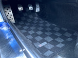 Mazda Miata 90-97 (NA) / 98-05 (NB) Checkered Race Floor Mats - Dark Grey