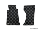 Mazda Miata 06-15 (NC) Checkered Race Floor Mats - Dark Grey