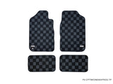 Dodge Neon SRT4 03-05 Checkered Race Floor Mats - Dark Grey