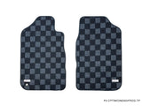 Dodge Neon SRT4 03-05 Checkered Race Floor Mats - Dark Grey