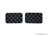 Dodge Neon SRT4 03-05 Checkered Race Floor Mats - Dark Grey