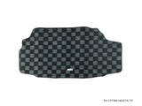 Nissan 240SX S14 95-98 Checkered Rear Trunk Mats - Dark Grey