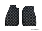 Acura NSX (NA2) 97-05 Checkered Race Floor Mats - Dark Grey