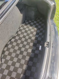 Pontiac GTO 04-06 Checkered Rear Trunk Mats - Dark Grey
