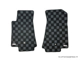 Pontiac GTO 04-06 Checkered Race Floor Mats - Dark Grey