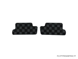 Honda Prelude (BA/BB) 92-96 Checkered Race Floor Mats - Dark Grey