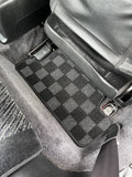 Honda Prelude (BA/BB) 92-96 Checkered Race Floor Mats - Dark Grey