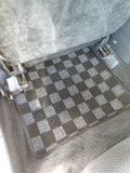 Mazda Protege 01-03 (BJ) Checkered Race Floor Mats - Dark Grey