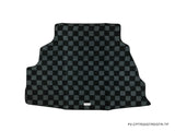 Nissan R32 Skyline GTR (JDM RHD) Checkered Rear Trunk Mats - Dark Grey