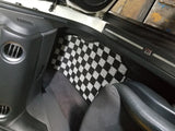Nissan R35 GTR Checkered Race Floor Mats - Dark Grey