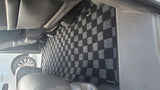 Honda Odyssey (RL5) 11-17 Checkered Race Floor Mats - Dark Grey