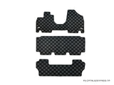 Honda Odyssey (RL5) 11-17 Checkered Race Floor Mats - Dark Grey