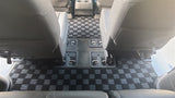 Honda Odyssey (RL5) 11-17 Checkered Race Floor Mats - Dark Grey