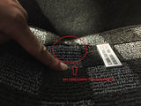 Honda S2000 AP2 Checkered Race Floor Mats - Dark Grey
