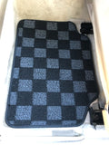 Lexus SC300/400 (Z30) 91-00 Checkered Race Floor Mats - Dark Grey