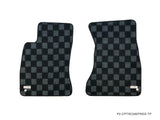 Lexus SC300/400 (Z30) 91-00 Checkered Race Floor Mats - Dark Grey