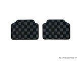 Lexus SC300/400 (Z30) 91-00 Checkered Race Floor Mats - Dark Grey