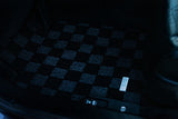 Acura TSX (CL9) 03-07 Checkered Race Floor Mats - Dark Grey