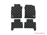 Lexus GX470 (UZJ120) 03-09 Checkered Race Floor Mats - Dark Grey