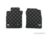 Lexus GX470 (UZJ120) 03-09 Checkered Race Floor Mats - Dark Grey