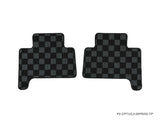 Lexus GX470 (UZJ120) 03-09 Checkered Race Floor Mats - Dark Grey
