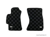Subaru WRX / STI 15-20 (VAF) Checkered Race Floor Mats - Dark Grey