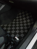 Subaru WRX / STI 22+ (VBF) Checkered Race Floor Mats - Dark Grey