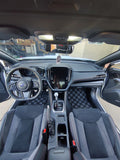 Subaru WRX / STI 22+ (VBF) Checkered Race Floor Mats - Dark Grey