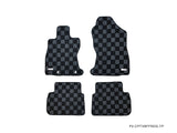 Subaru WRX / STI 22+ (VBF) Checkered Race Floor Mats - Dark Grey
