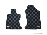 Subaru WRX / STI 22+ (VBF) Checkered Race Floor Mats - Dark Grey