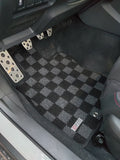 Subaru WRX / STI 22+ (VBF) Checkered Race Floor Mats - Dark Grey