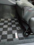 Subaru WRX / STI 22+ (VBF) Checkered Race Floor Mats - Dark Grey