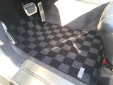 Mercedes Benz E-Class (W210) 96-02 Checkered Race Floor Mats - Dark Grey