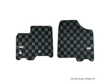 Toyota Sienna 11-20 (XL30) Checkered Race Floor Mats - Dark Grey (7 Seater)