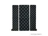Toyota Sienna 11-20 (XL30) Checkered Race Floor Mats - Dark Grey (7 Seater)
