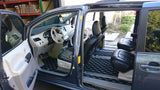 Toyota Sienna 11-20 (XL30) Checkered Race Floor Mats - Dark Grey (8 Seater)