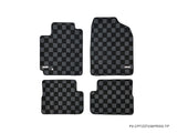Toyota Celica 99-06 (ZZT230) Checkered Race Floor Mats - Dark Grey