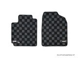 Toyota Celica 99-06 (ZZT230) Checkered Race Floor Mats - Dark Grey