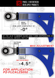 Lexus SC300/400 91-00 Adjustable Front Lower Control Arms