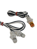Nissan 180SX JDM Type-X Single Post Front Position Lights (With Bulbs And Harness)