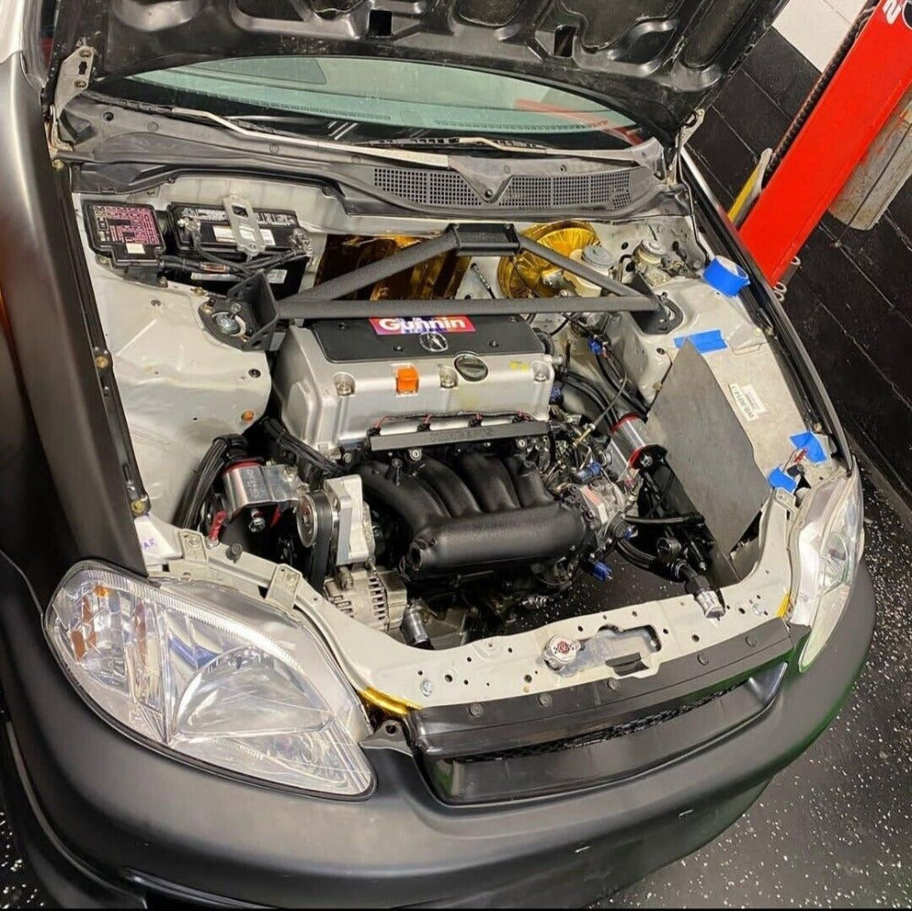 STANCE ホンダ EG シビック EK フロントタワーバー DC DB JDM pr STANCE ホンダ EG シビック EK フロントタワーバー DC DB JDM pr
