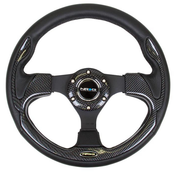 320mm Steering Wheel w/ Carbon Fiber Trim