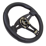 320mm Steering Wheel w/ Carbon Fiber Center Spoke
