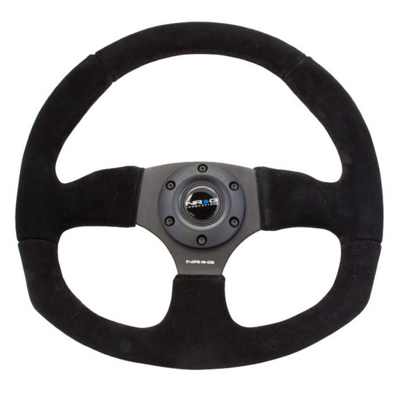 Flat Bottom Steering Wheel (Leather or Suede)