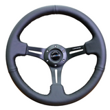 350mm 3" Deep Steering Wheel w/ Slits
