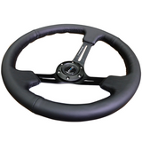 350mm 3" Deep Steering Wheel w/ Slits